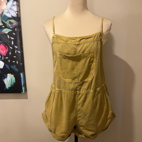 BILLABONG Wild Pursuit Short Overalls - in Sunset Gold, size L - Picture 3 of 9